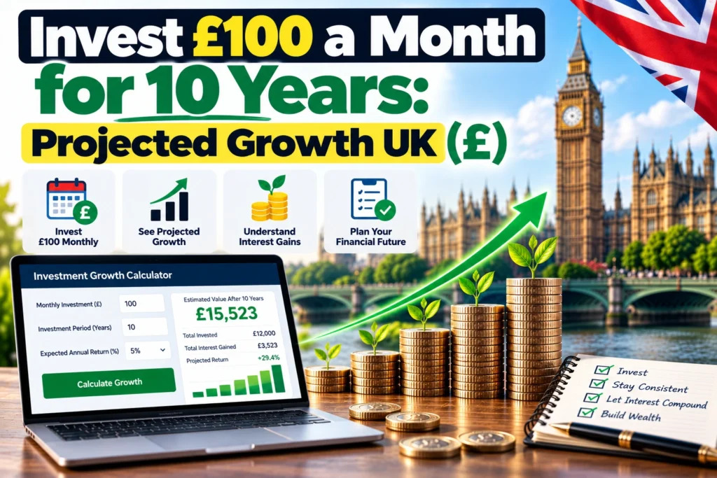 Invest £100 a Month for 10 Years