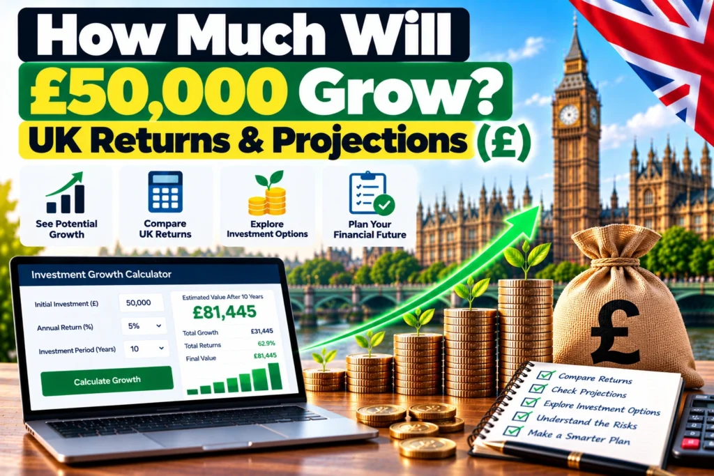 How Much Will £50,000 Grow